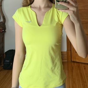 Yellow top from Nike!